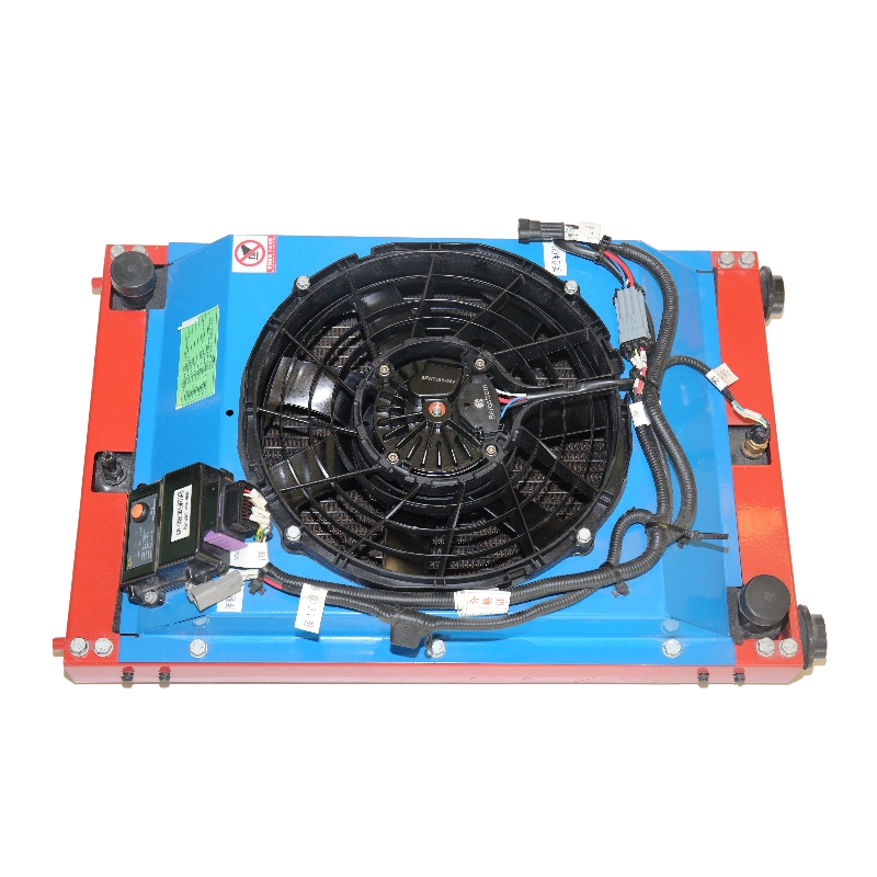 Cooling water tank, controller, ATS wiring harness, electronic fan, water pump